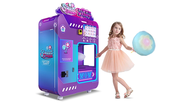 Cotton Candy Vending Machine