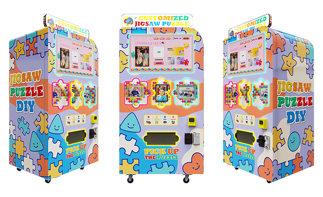 Customized jigsaw puzzle vending machine WM520