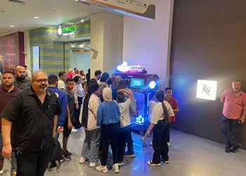 Happy Customers at Our Candy Machine — Family-Friendly Entertainment
