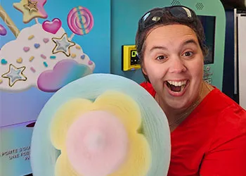 Customer Joy Moment — Fresh Cotton Candy Delight