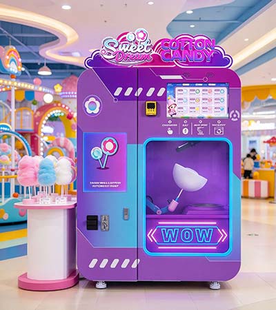 Precio de la máquina expendedora automática de algodón de azúcar WM980