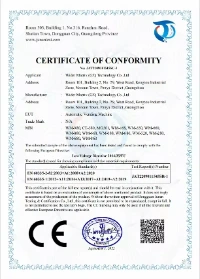 CE Certification