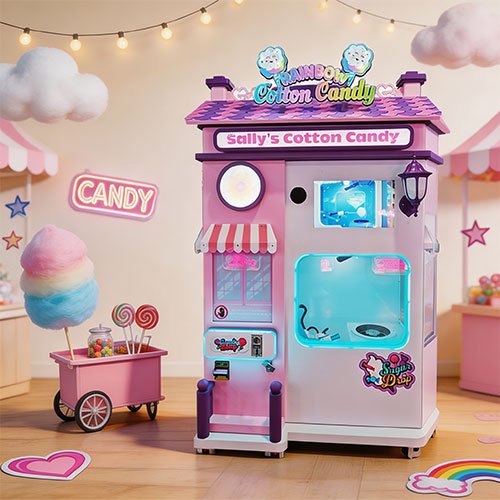WM668 Cotton Candy Vending Machine