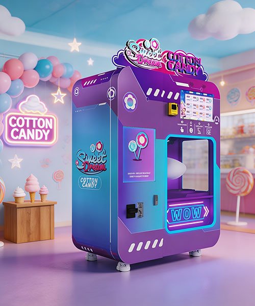 WM980 Smart Cotton Candy Vending Machine