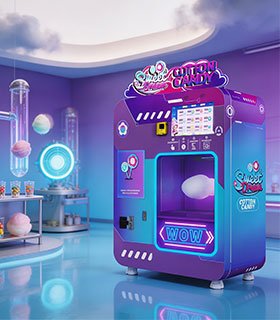 WM980 standard cotton candy vending machine