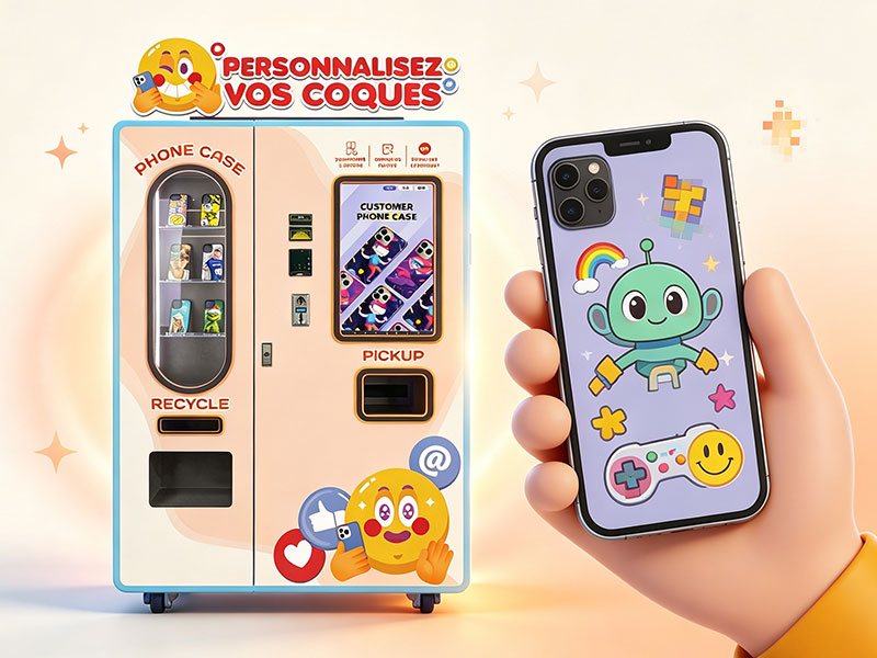 Automatic UV phone case printing process