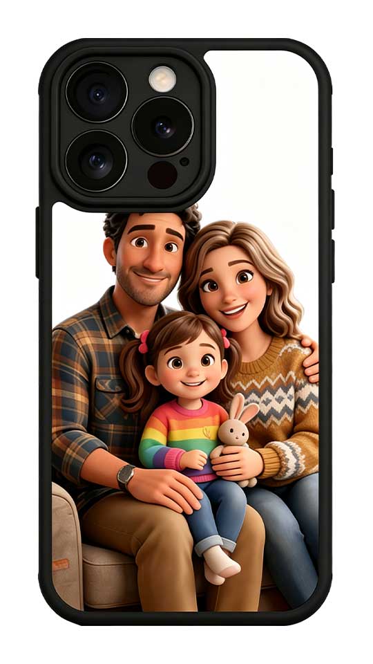 Funda para celular con diseño personalizado, hecha como regalo de cumpleaños