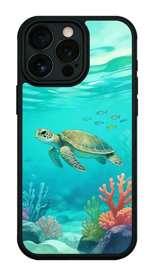 Funda personalizada para celular con un diseño abstracto con degradado