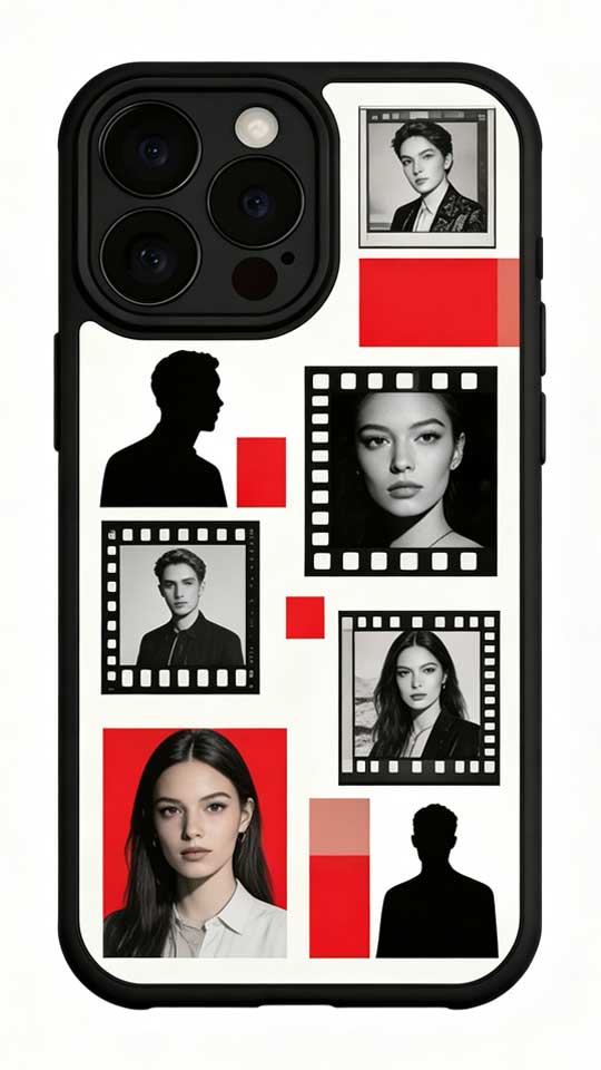 Funda para celular personalizada con un personaje de caricatura