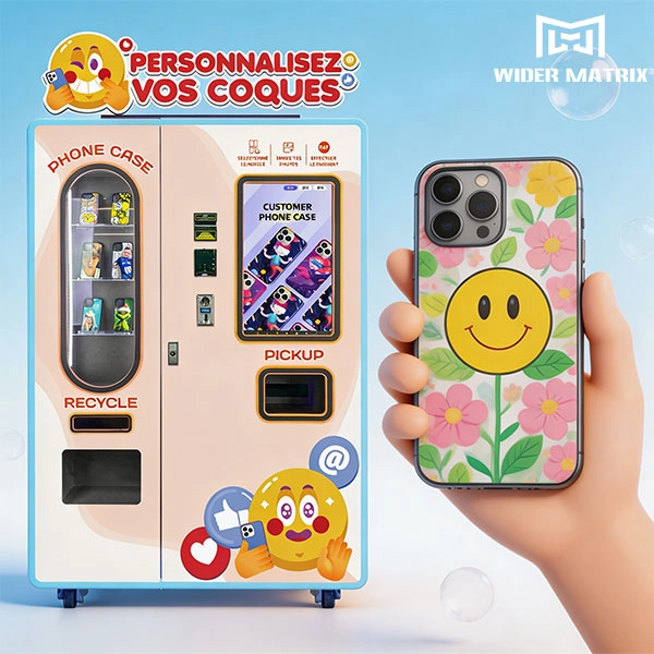 Máquina expendedora de fundas personalizadas para celular Wider Matrix WM880