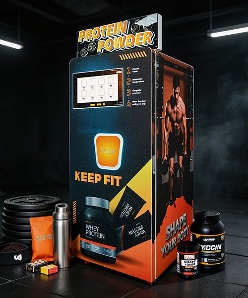 protein shake vending machine franchise