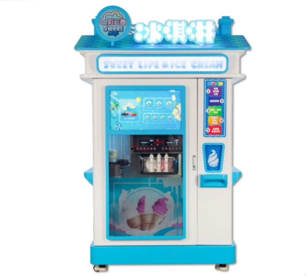 Automatic Ice Cream Vending Machine - Wider Matrix - Automatic Cotton ...