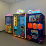 Different types of vending machine locations showing free and paid options
