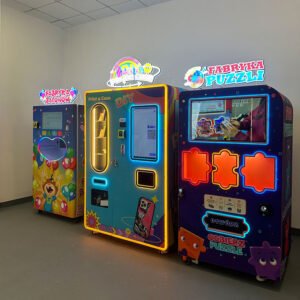 Different types of vending machine locations showing free and paid options