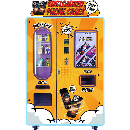 Diy Phone Case Machine with Coin Bill Credit Card Acceptor