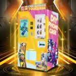 High-tech vending machine with touchscreen interface