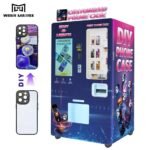 Modern Vending Machine in High-Traffic Location