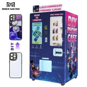 Modern Vending Machine in High-Traffic Location