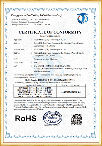 RoHS Certification