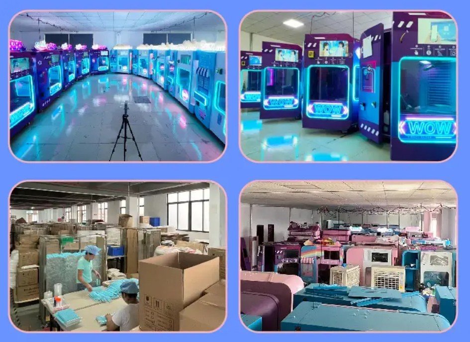 Specialty vending machines like cotton candy and phone cases