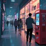 Vending machines in high-traffic locations