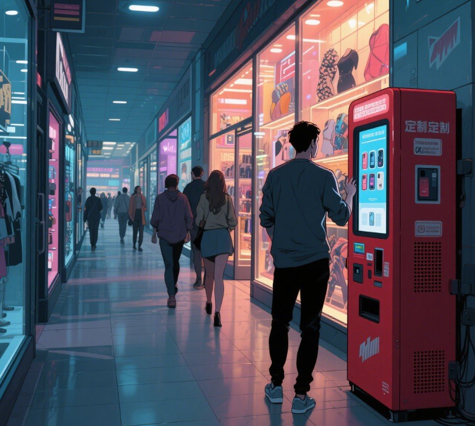 Vending machines in high-traffic locations