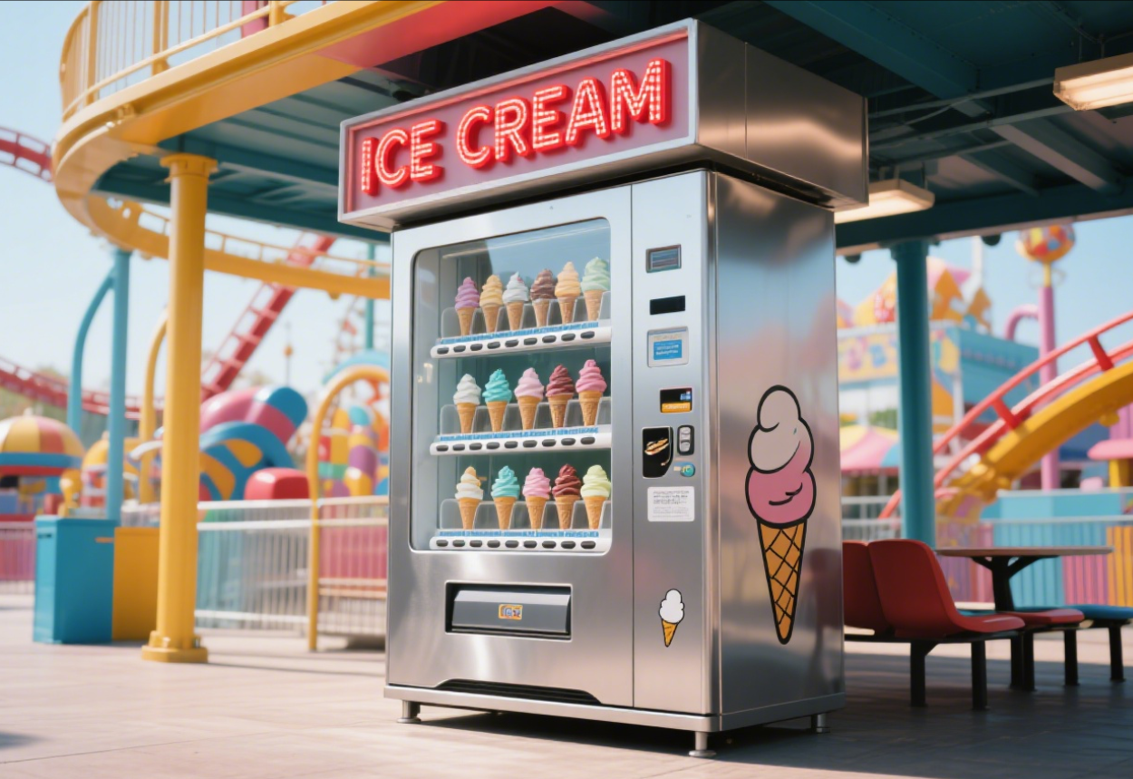 Best locations for ice cream vending machines