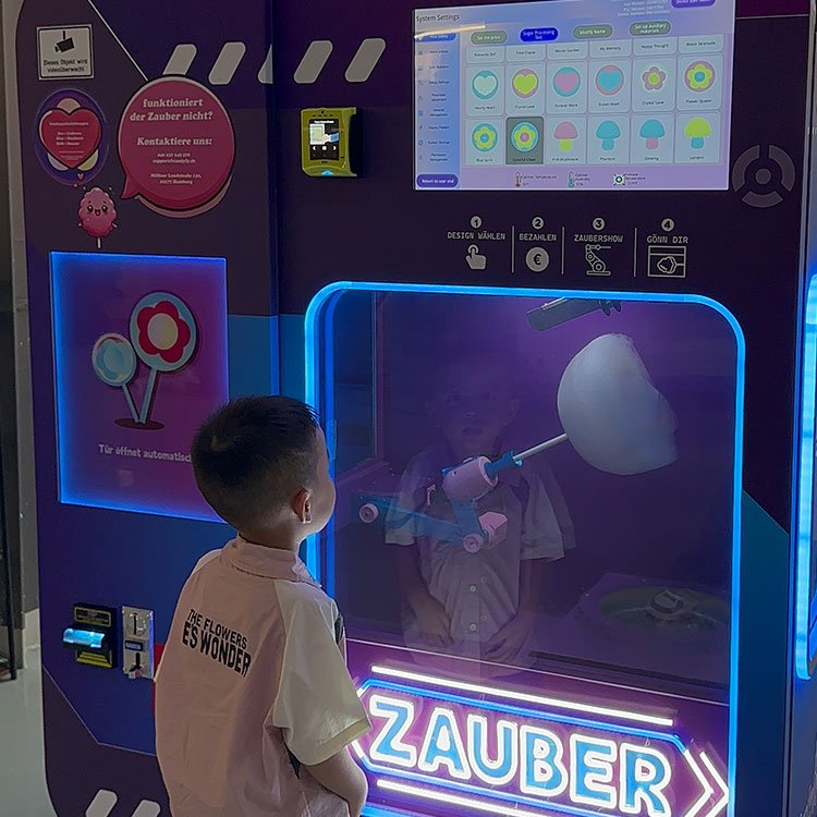 Candy vending machines in entertainment locations
