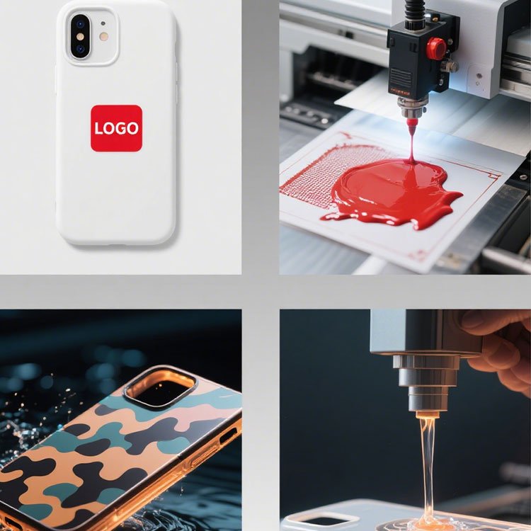 Different methods for printing on phone cases