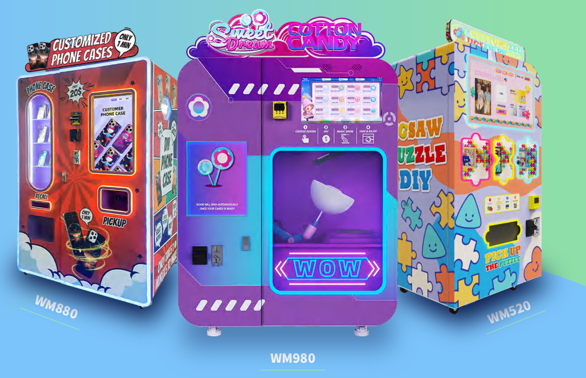 Different vending machines