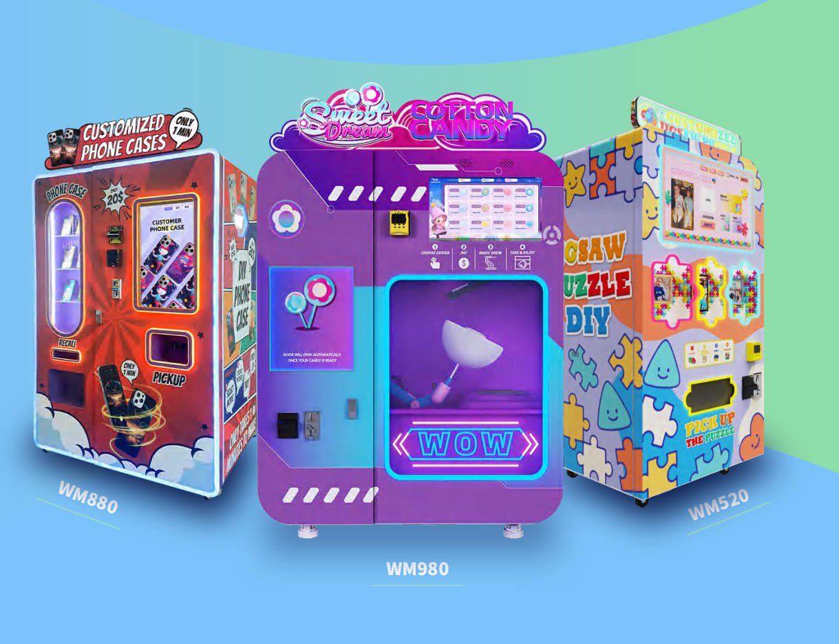 Comparison of different types of vending machines