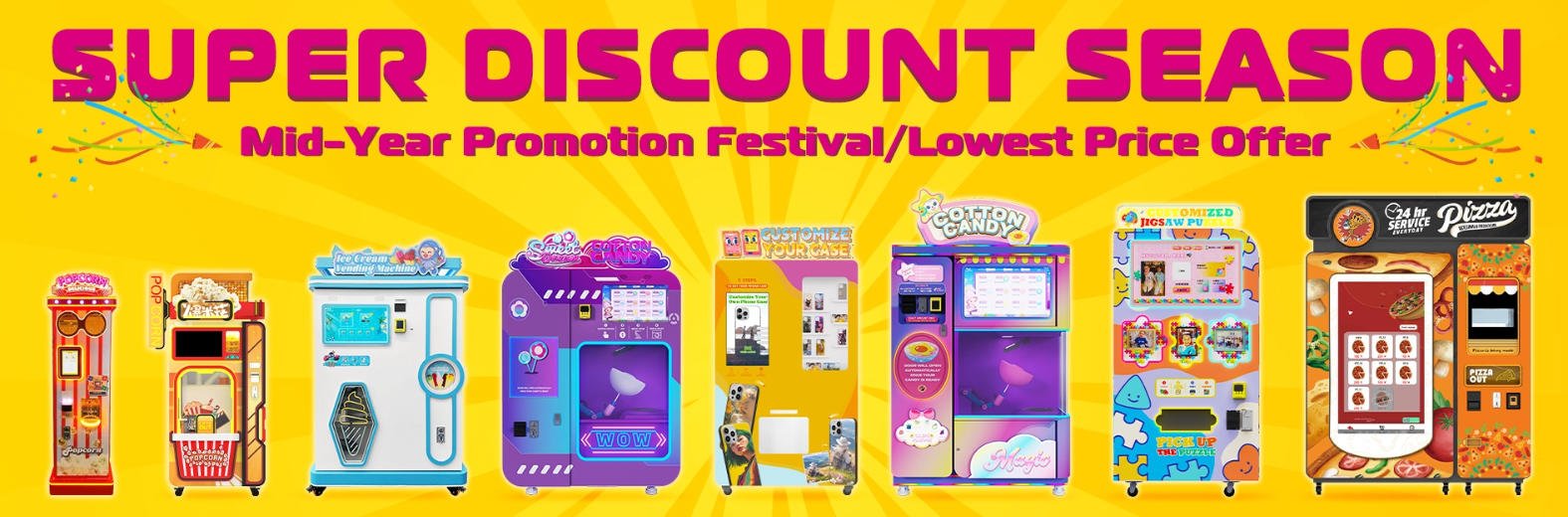 Comparison of different types of vending machines