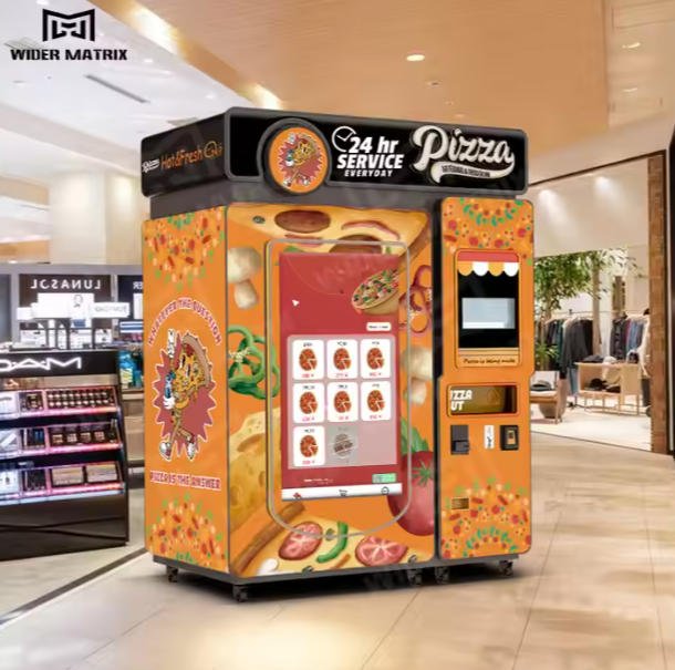 Comparison of pizza vending machine prices in different locations