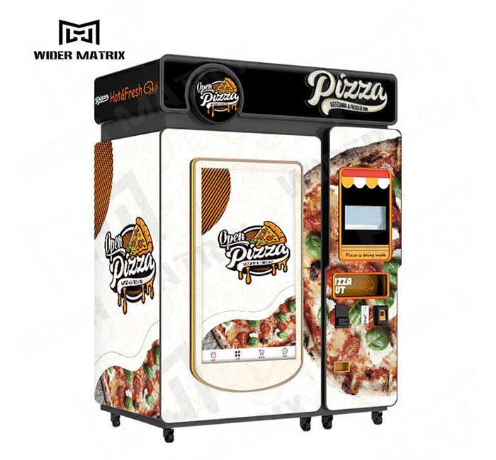 Modern pizza vending machine