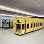 Vending machines in a UK shopping center