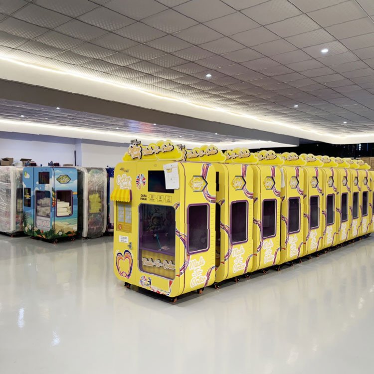 Vending machines in a UK shopping center