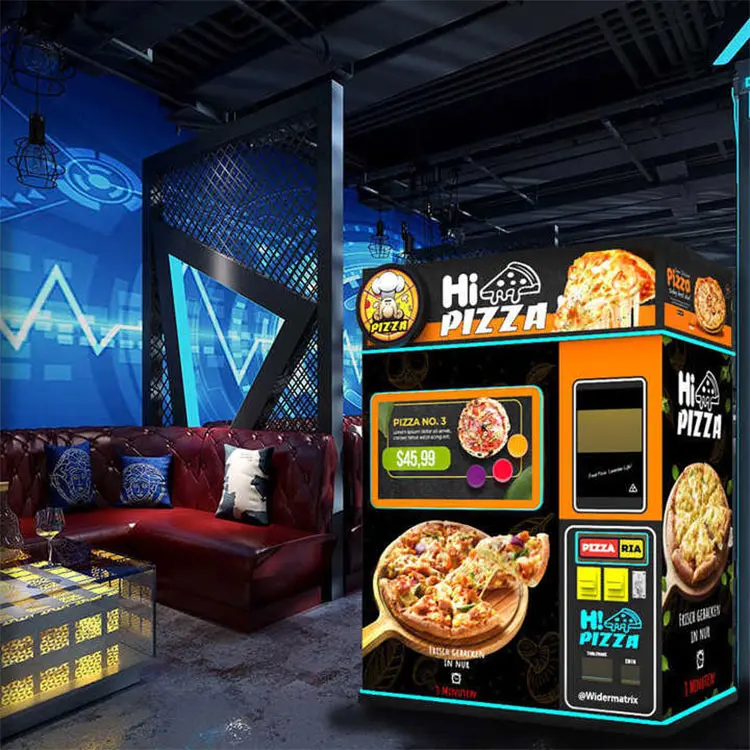 Modern-pizza-vending-machine-serving-fresh-pies-in-a-French-location
