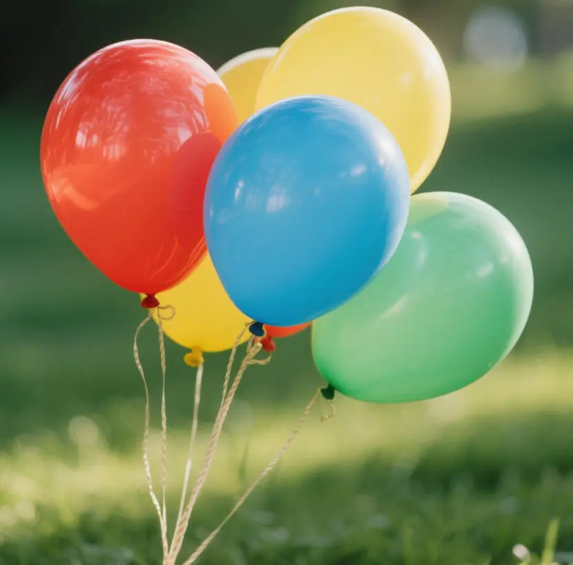 Person operating balloon vending machine business