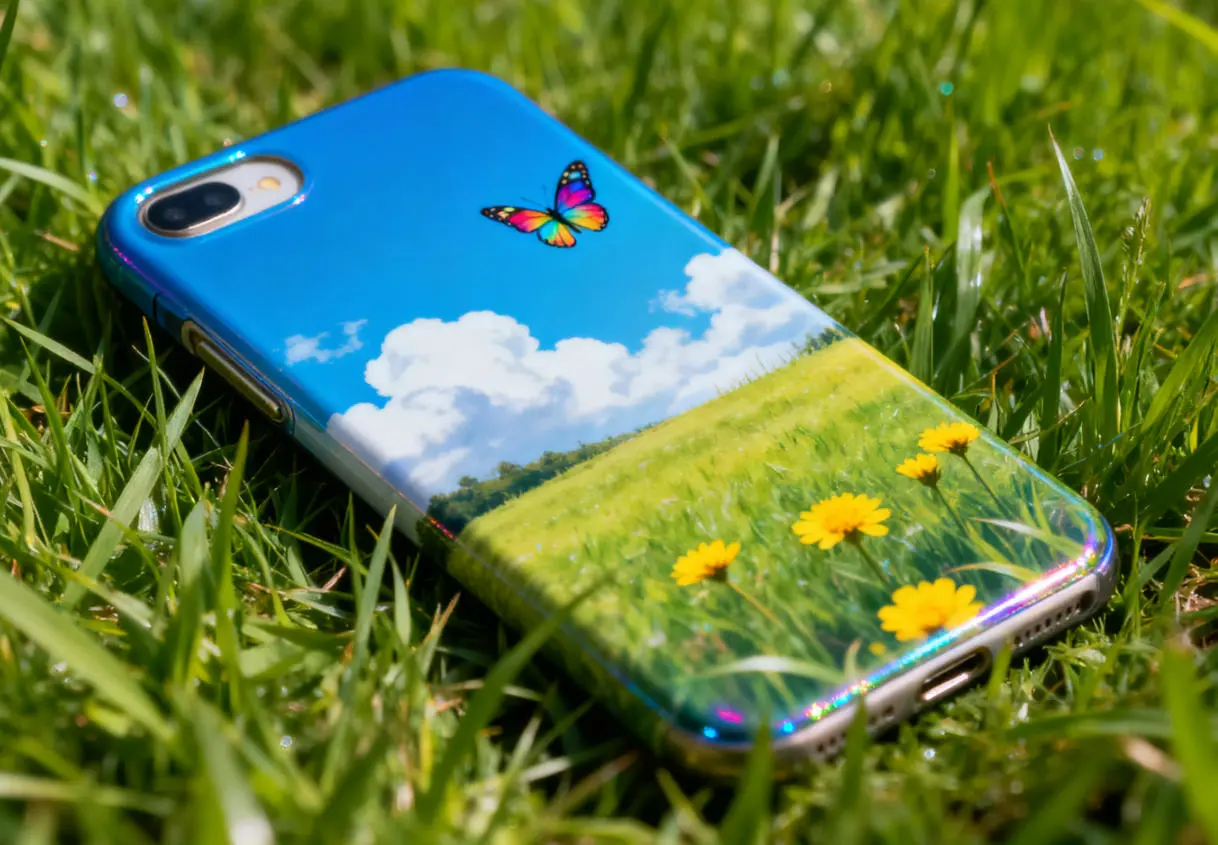 Comparing space requirements for different phone case printing setups