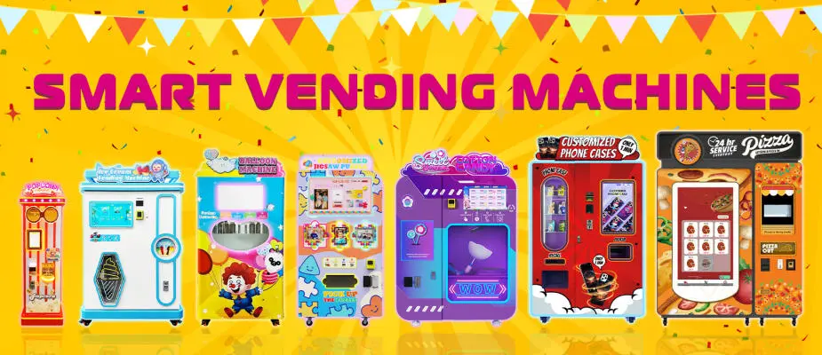 Different types of vending machines