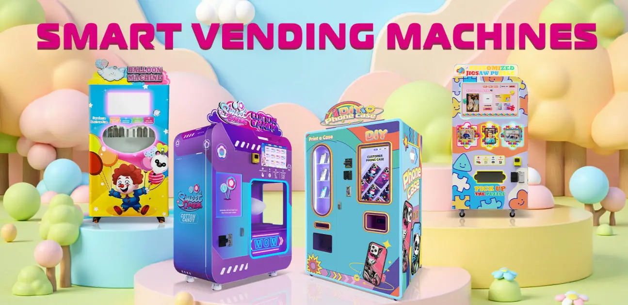 High-quality vending machine showing advanced features and sleek design