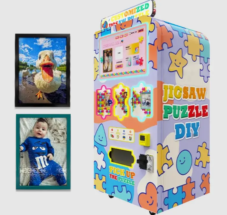 How custom puzzle vending machines work