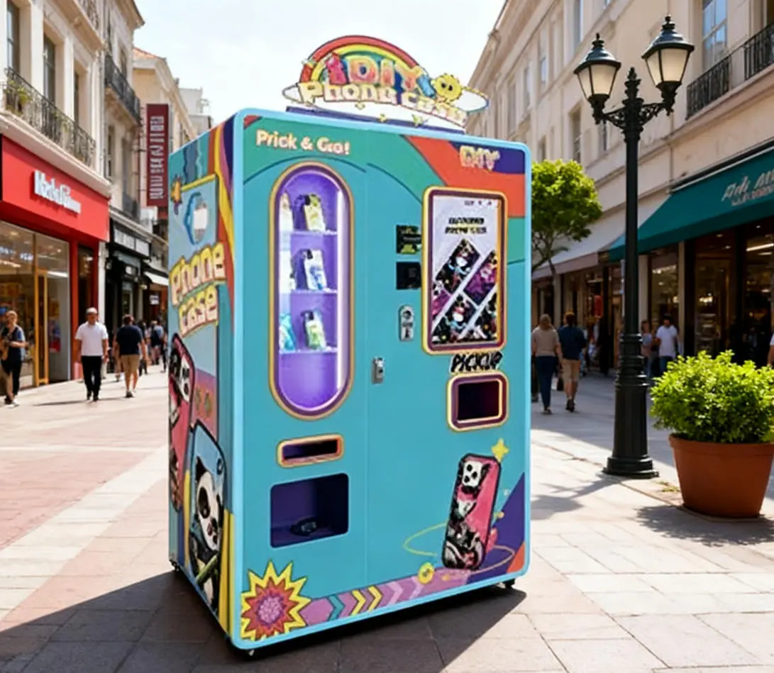 modern custom phone case vending machines