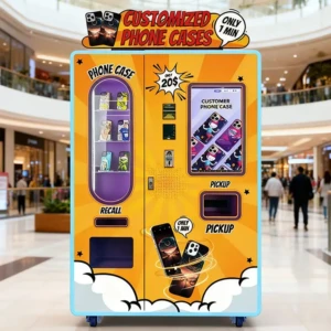 Successful vending machine business placement in a high-traffic mall