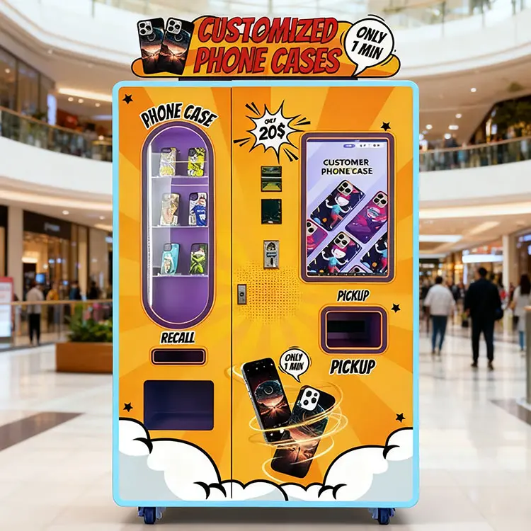 Successful vending machine business placement in a high-traffic mall