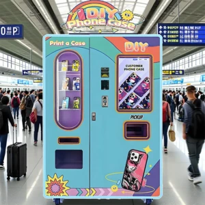 Vending-machines-placed-in-a-busy-airport-or-transportation-hub