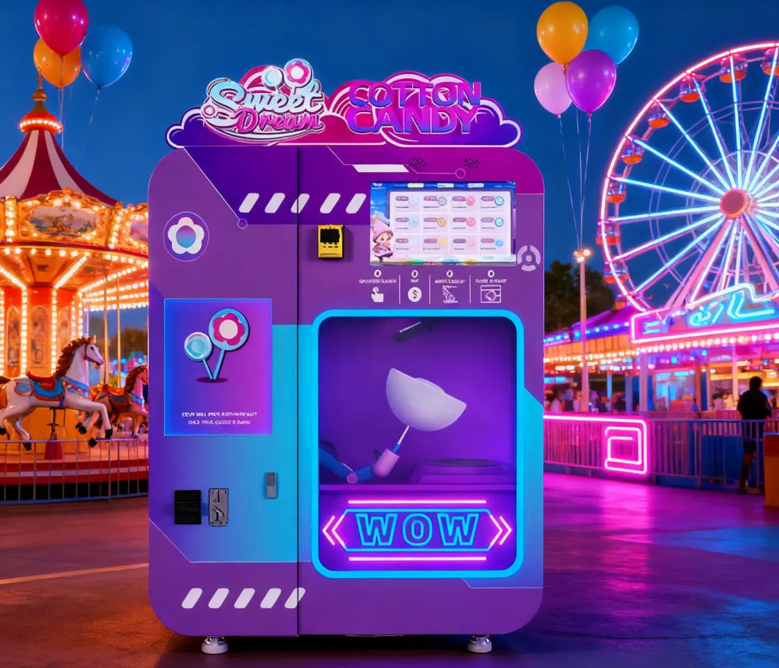 Wider Matrix WM980 fully automatic cotton candy vending machine