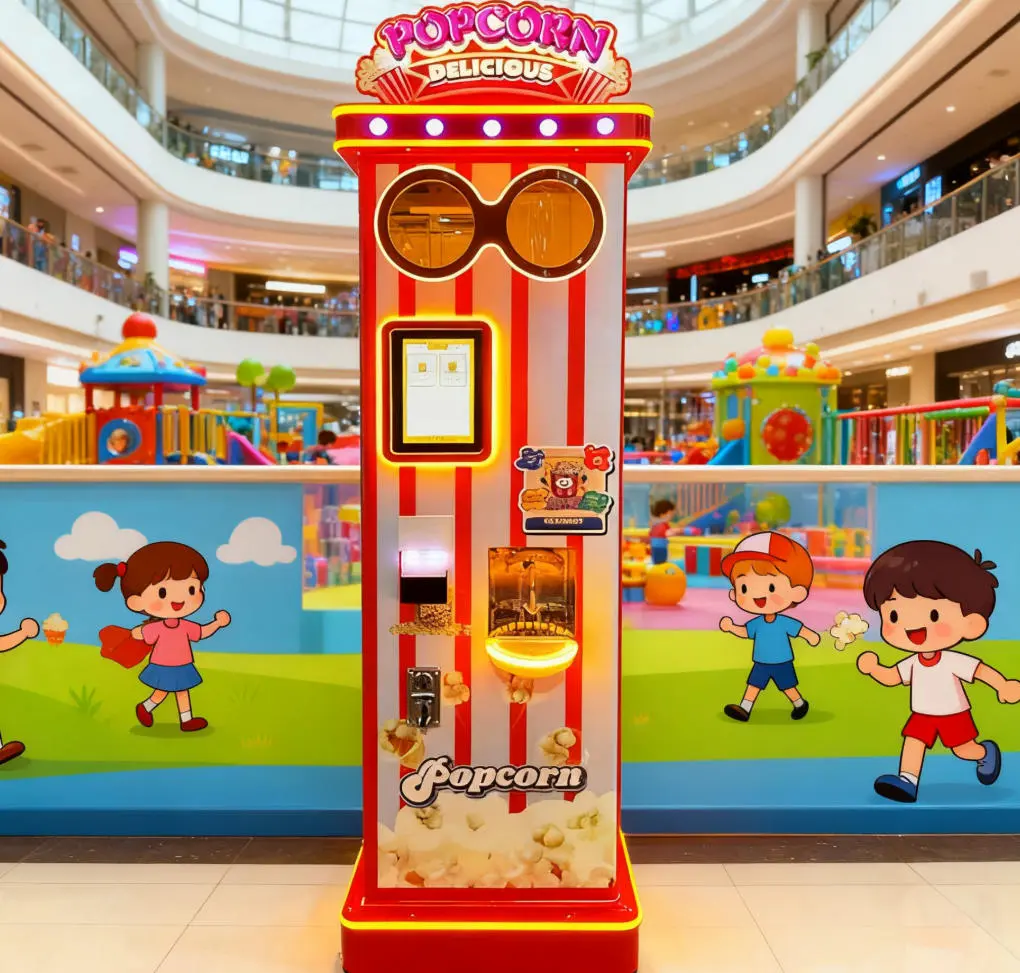 WM660 smart popcorn vending machine by Wider Matrix