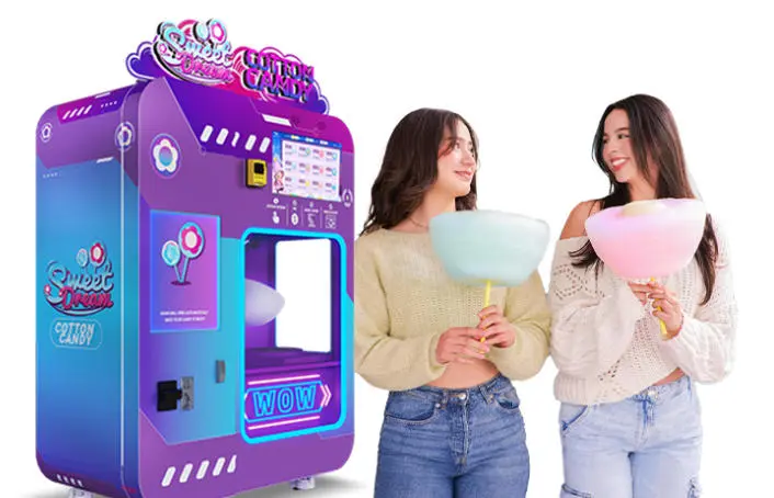 آلات بيع حلوى القطن التجارية