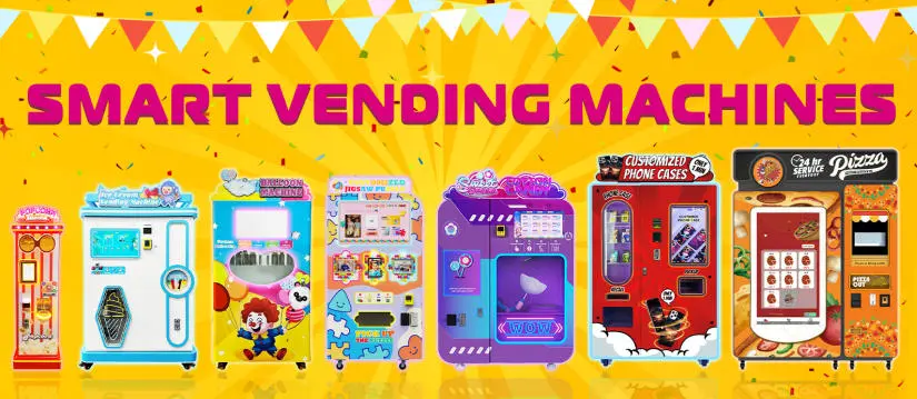 Различные типы торговых автоматов в Латинской Америке